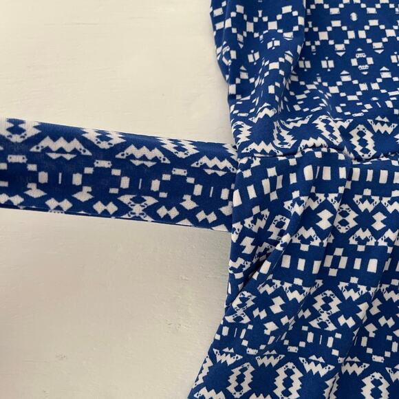 Liz Claiborne Faux Wrap Dress Womens Size XL Tie Waist Feminine Church Work - Picture 9 of 15